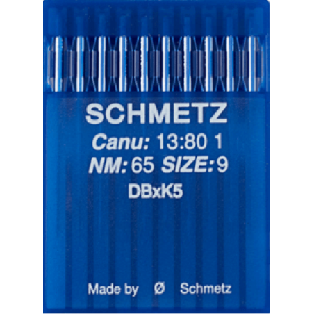 Schmetz industrial embroidery machine needles DBXK5 size 65/9 